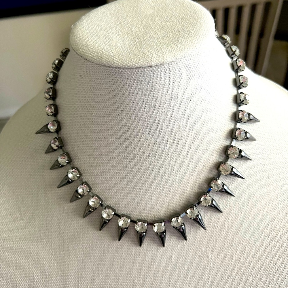 Crystal spike necklace